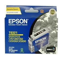 T0321 P Cart for Epson Stylus C80 Black Ink Car